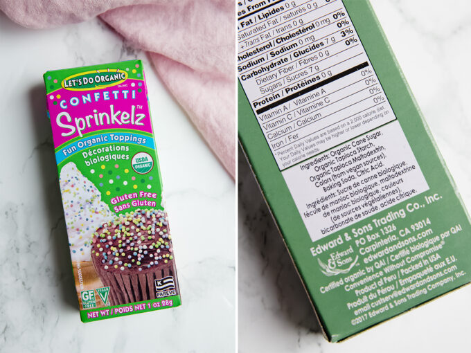 Let's do organic sprinkles