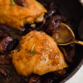 honey balsamic apricot chicken thighs