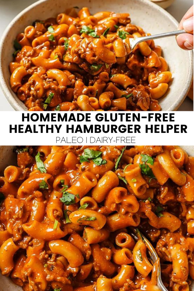 Homemade Gluten-Free Healthy Hamburger Helper - Unbound Wellness