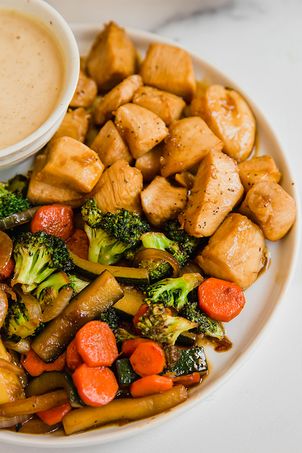 Hibachi Chicken and Vegetables 