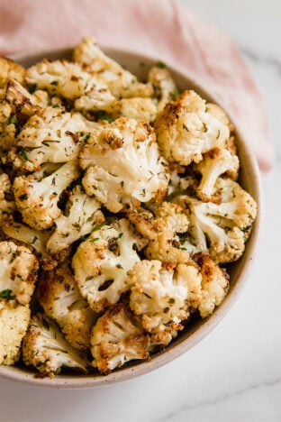 Ranch Roasted Cauliflower - Unbound Wellness