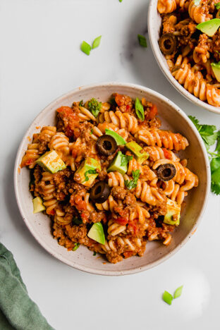 One Pot Paleo Taco Pasta - Unbound Wellness