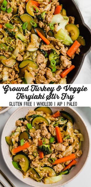 Ground Turkey & Vegetable Teriyaki Stir Fry - Unbound Wellness