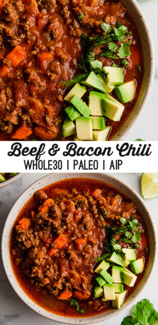 Bacon & Beef Chili (Paleo, Whole30, AIP) - Unbound Wellness