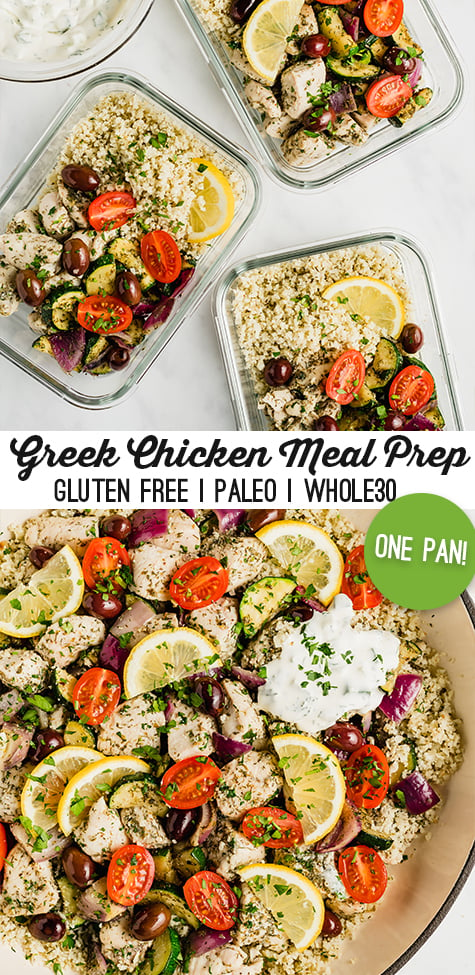 Greek Healthy Meal Prep Recipe (Paleo & Whole30 Meal Prep Options)