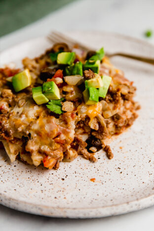 Taco Cauliflower Rice Casserole (Paleo, Gluten-free) - Unbound Wellness