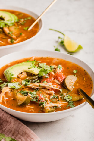 Instant Pot Chicken No-Tortilla Soup (Paleo, Whole30, Keto) - Unbound ...