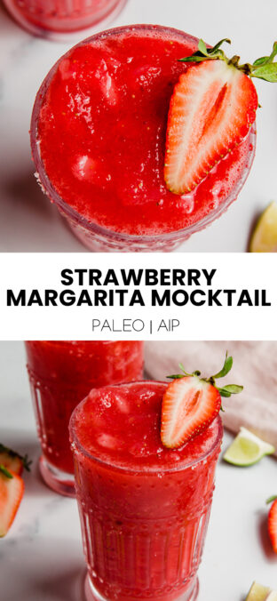 Strawberry Margarita Mocktail (Paleo, AIP) - Unbound Wellness