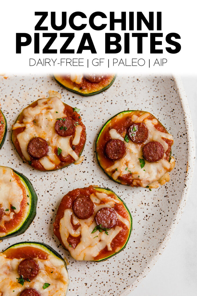 Easy Mini Zucchini Pizza Bites (AIP, Paleo, GF) - Unbound Wellness