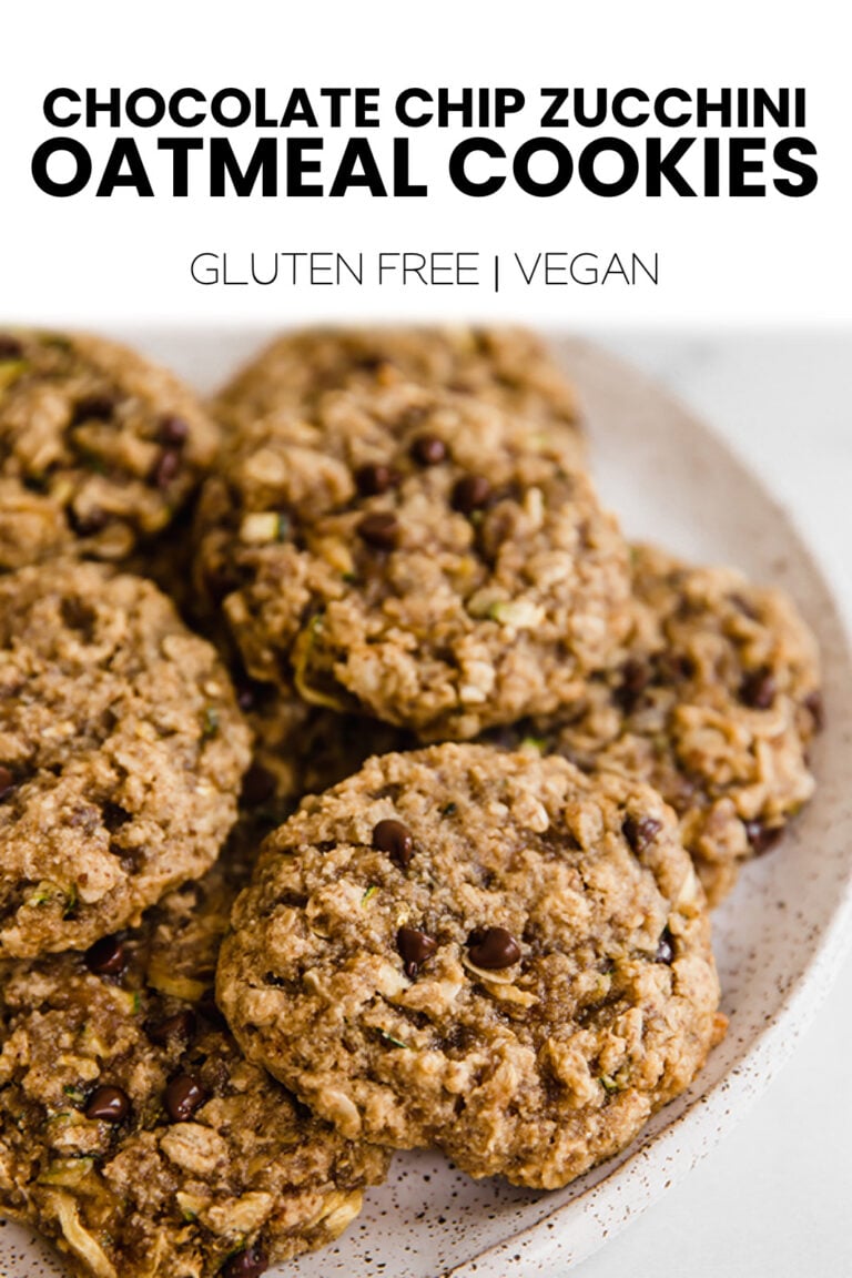 Chocolate Chip Oatmeal Zucchini Cookies {Gluten-Free, Vegan} - Unbound ...