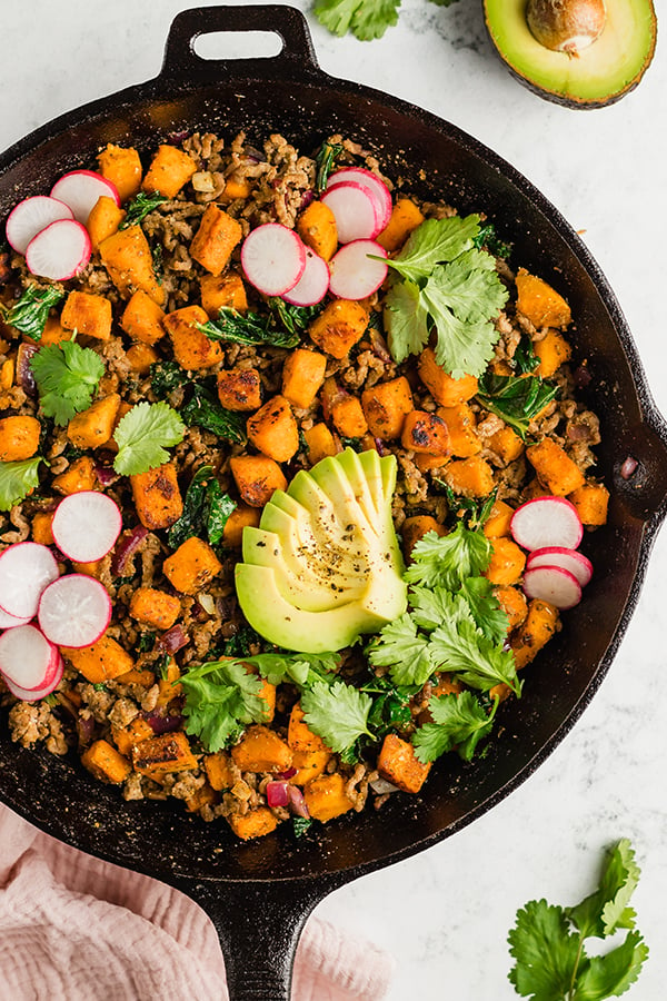 Mexican Inspired Breakfast Skillet (Paleo, Whole30, AIP, Egg Free