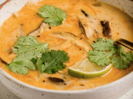 Easy Tom Kha Soup Thai Coconut Soup Paleo Whole30 Vegan Option