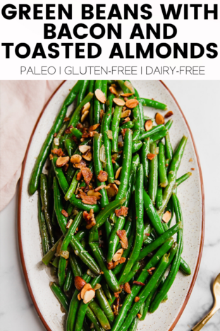 Green Beans with Bacon And Toasted Almonds - Unbound Wellness
