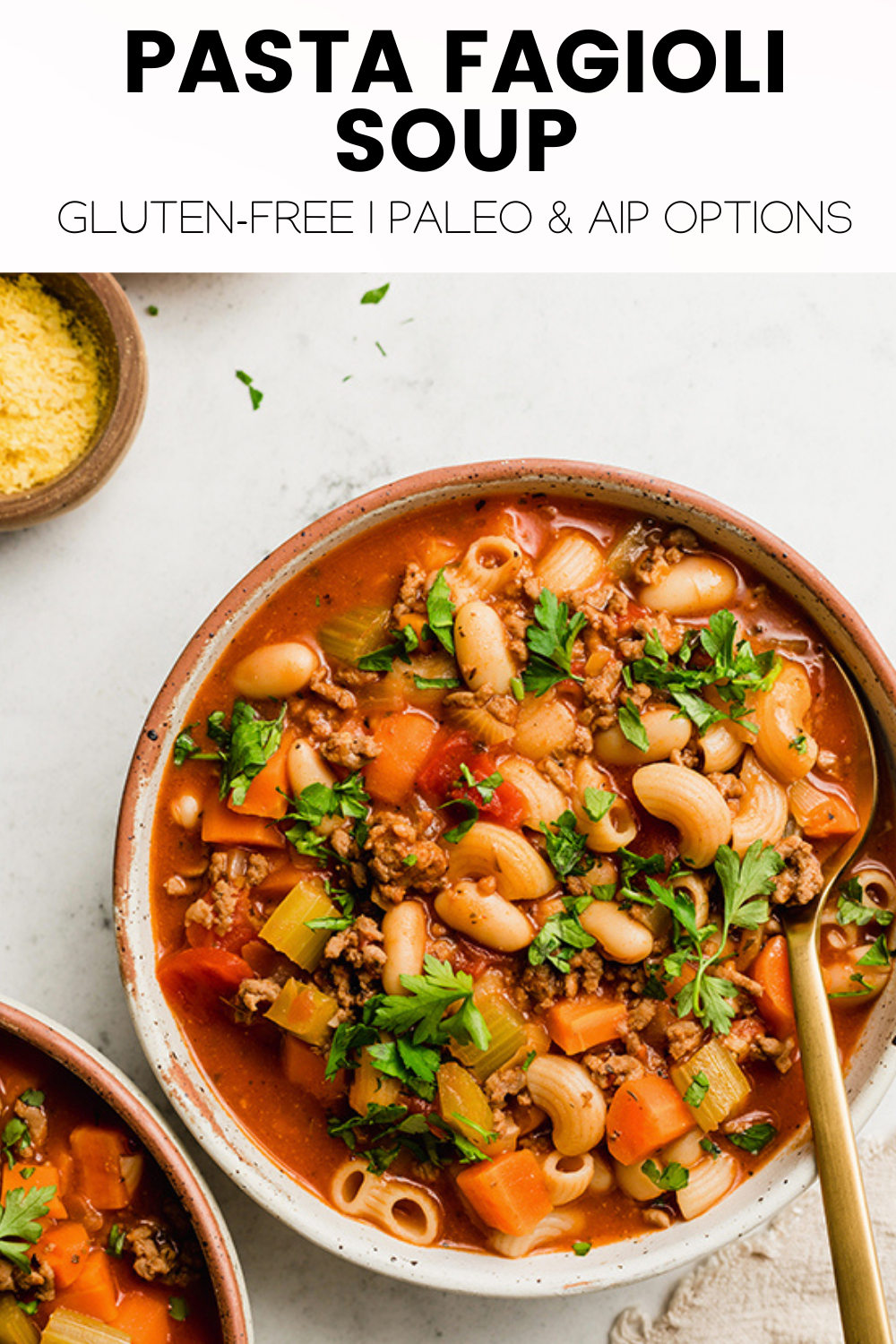 Pasta Fagioli Soup {Glutenfree} Unbound Wellness