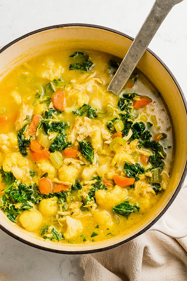 Fresh Turmeric Chicken Soup, Recipe
