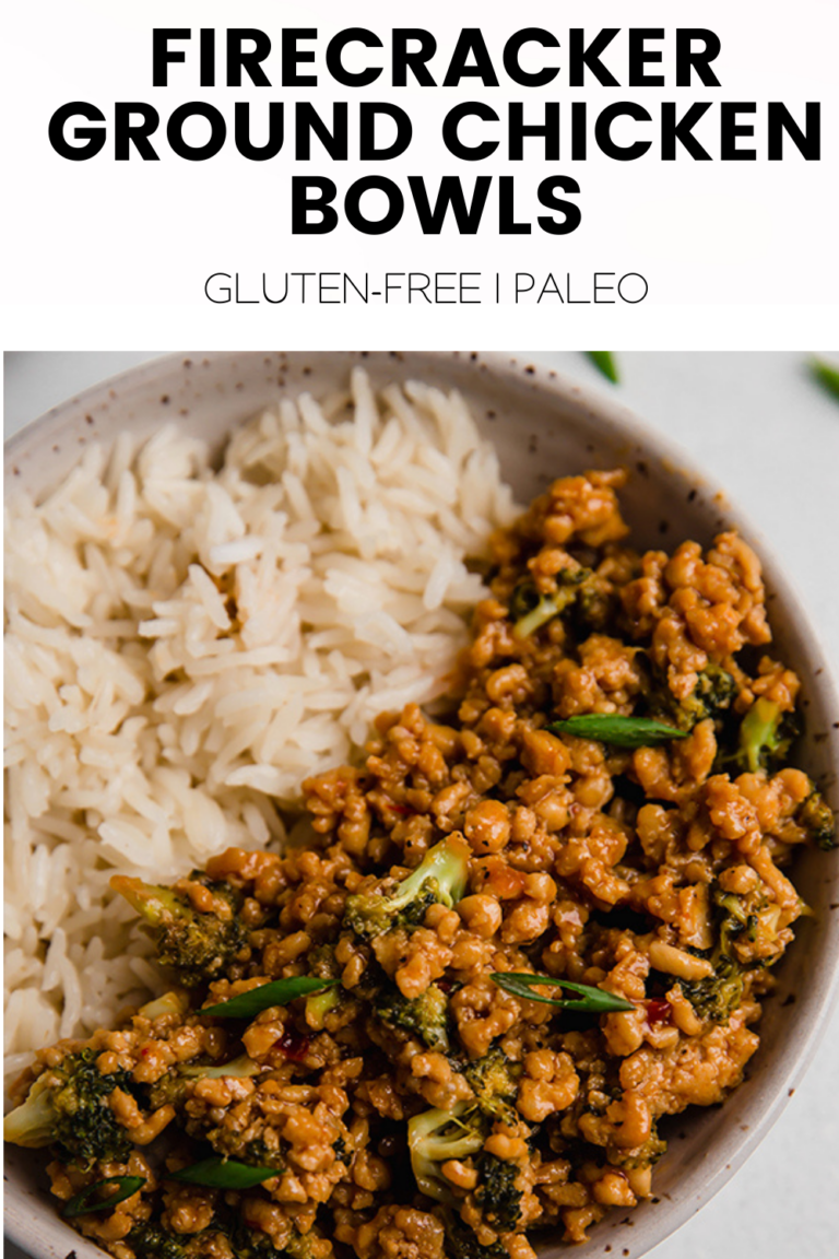 Firecracker Ground Chicken Bowls - Unbound Wellness