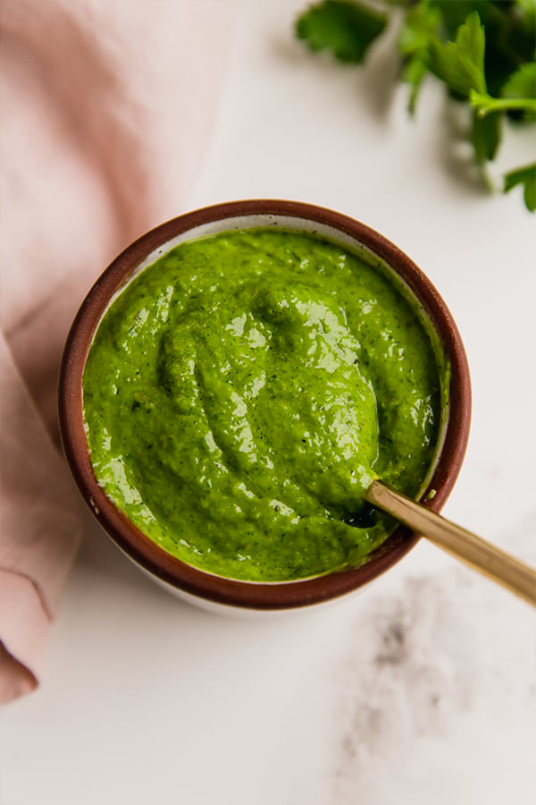 Avocado chimichurri on sale