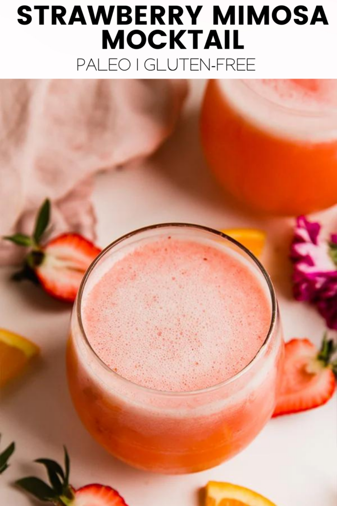 Sunrise Strawberry Mimosa Recipe - Baker by Nature