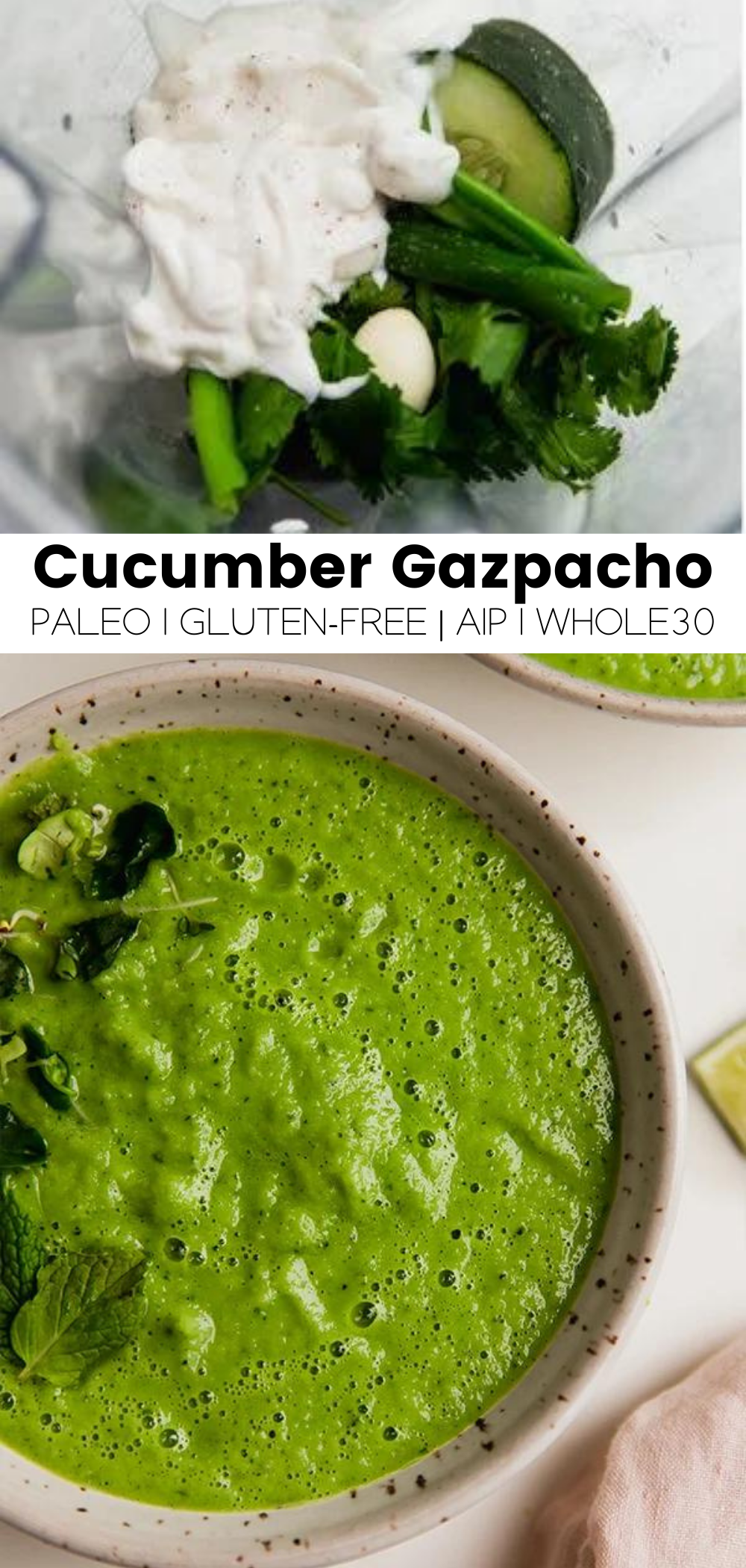 Cucumber Gazpacho (Nightshade-free, AIP) - Unbound Wellness