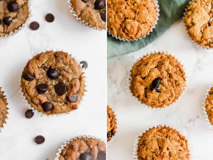 Gluten and dairy free muffins