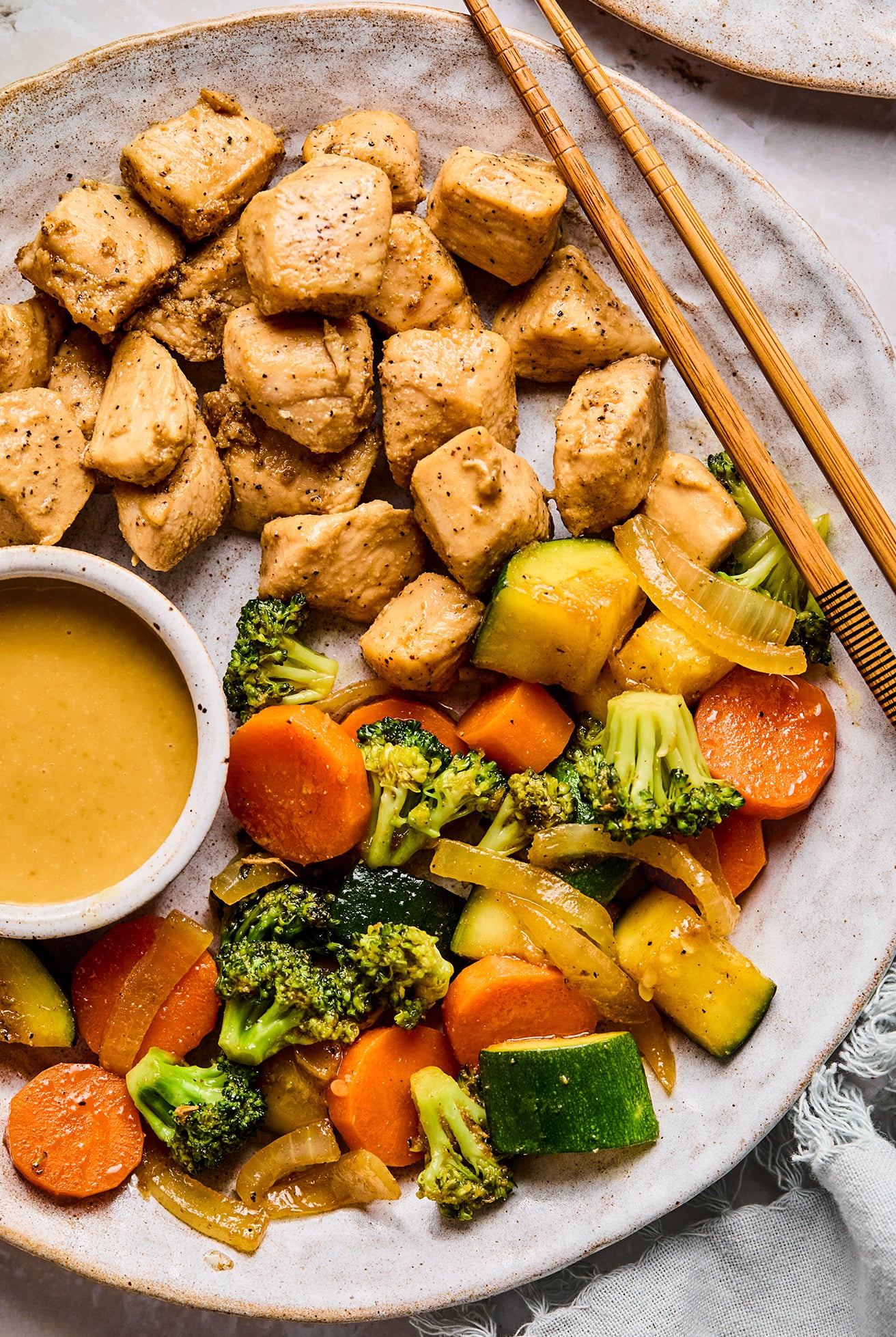 Homemade Hibachi Chicken & Vegetables - Unbound Wellness