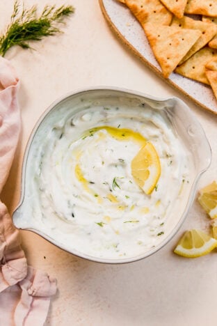 The Easiest Dairy-free Tzatziki - Unbound Wellness