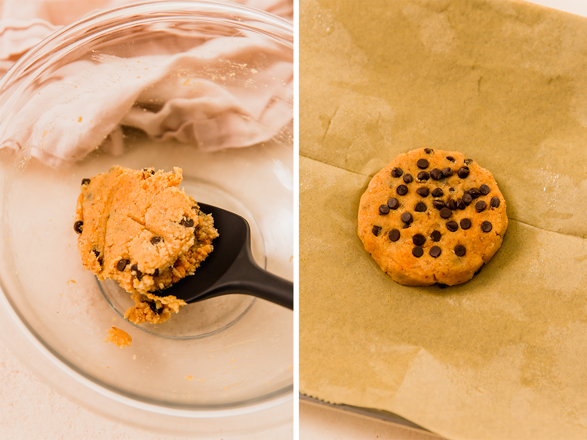 Single Serve Pumpkin Chocolate Chip Cookie (Paleo) Unbound Wellness