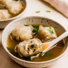 Rice Paper Dumpling "Wonton" Soup (Gluten-free)-image
