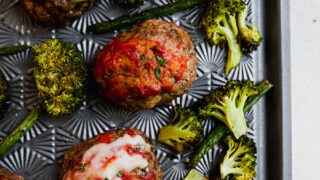 Mini Italian-Style Meatloaf Sheet Pan