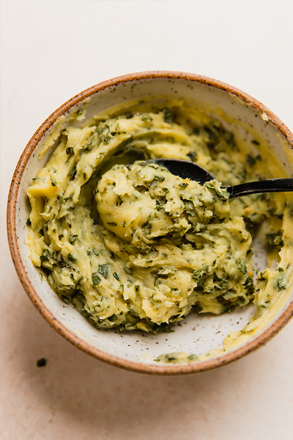 herb butter in a bowl