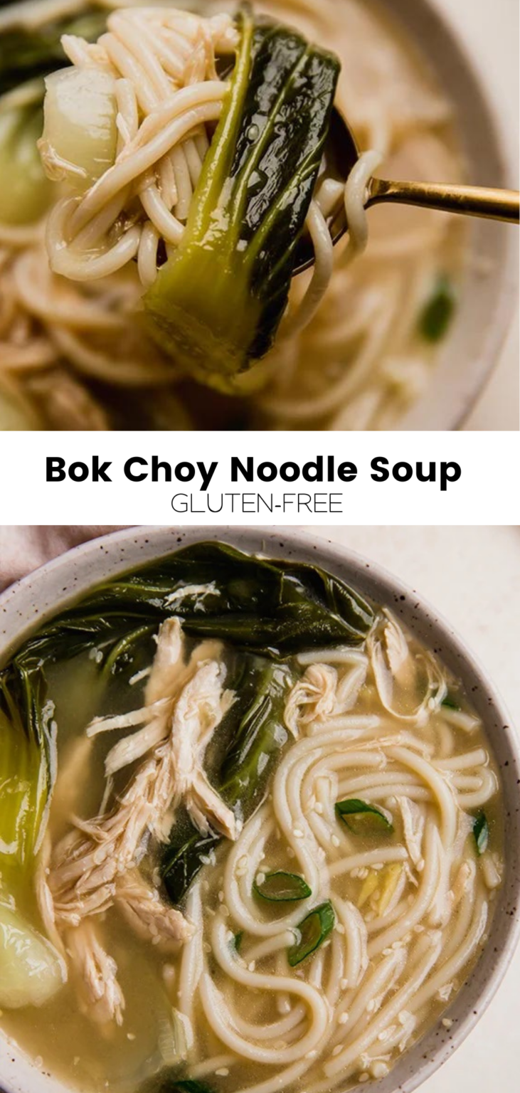 Bok Choy Noodle Soup - Unbound Wellness