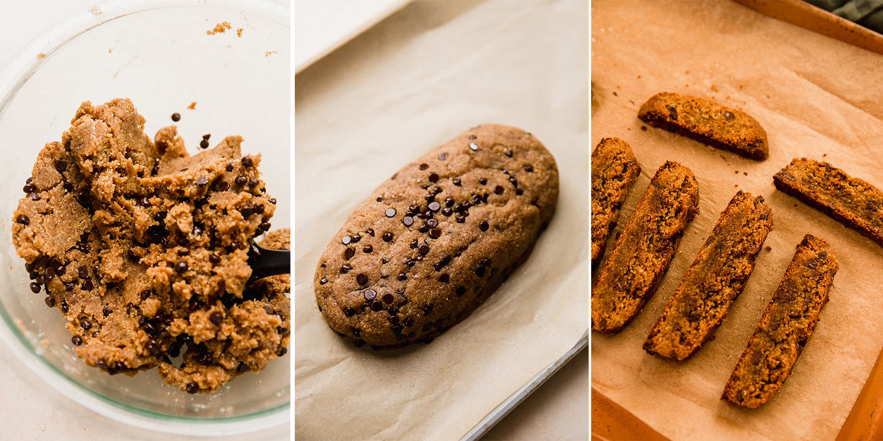 Gluten Free Chocolate Chip Biscottis Unbound Wellness