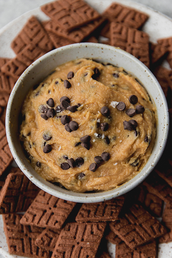 Creamy Cookie Dough Dip Dairy Free Gluten Free Unbound Wellness