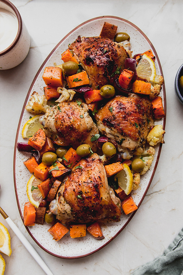Sheet Pan Mediterranean Chicken Vegetables Unbound Wellness