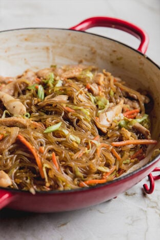 Pad Woon Sen {Thai Glass Noodle Stir Fry | Gluten Free} - Unbound Wellness