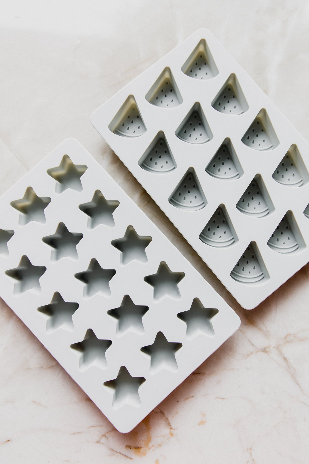 Watermelon gummy molds.