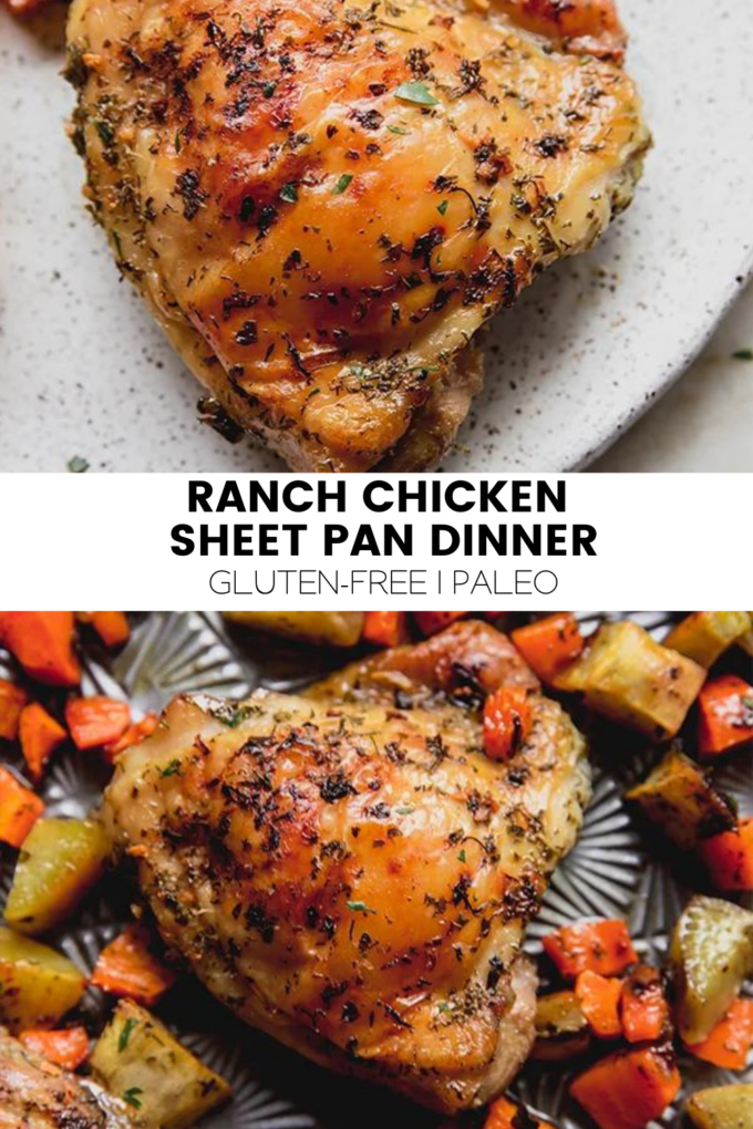 Ranch Chicken Sheet Pan Dinner - Unbound Wellness