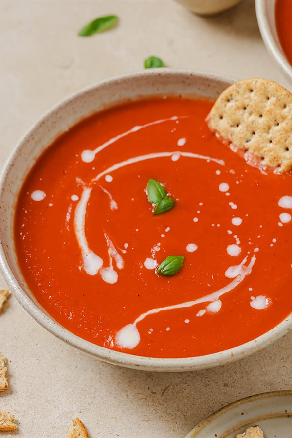Easiest Tomato Soup Recipe You'll Ever Make! -Baking a Moment