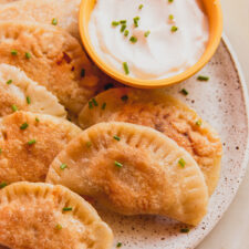 Pumpkin Ricotta Pierogies (gluten and dairy free)-image