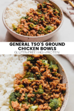 General Tso's Ground Chicken Bowls - Unbound Wellness