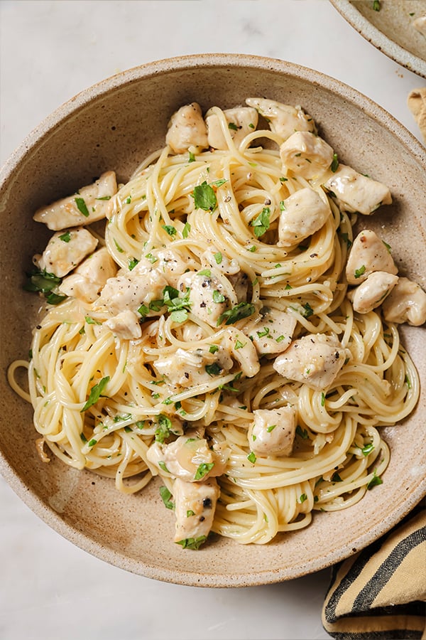 Chicken Scampi (Gluten-Free) - Unbound Wellness