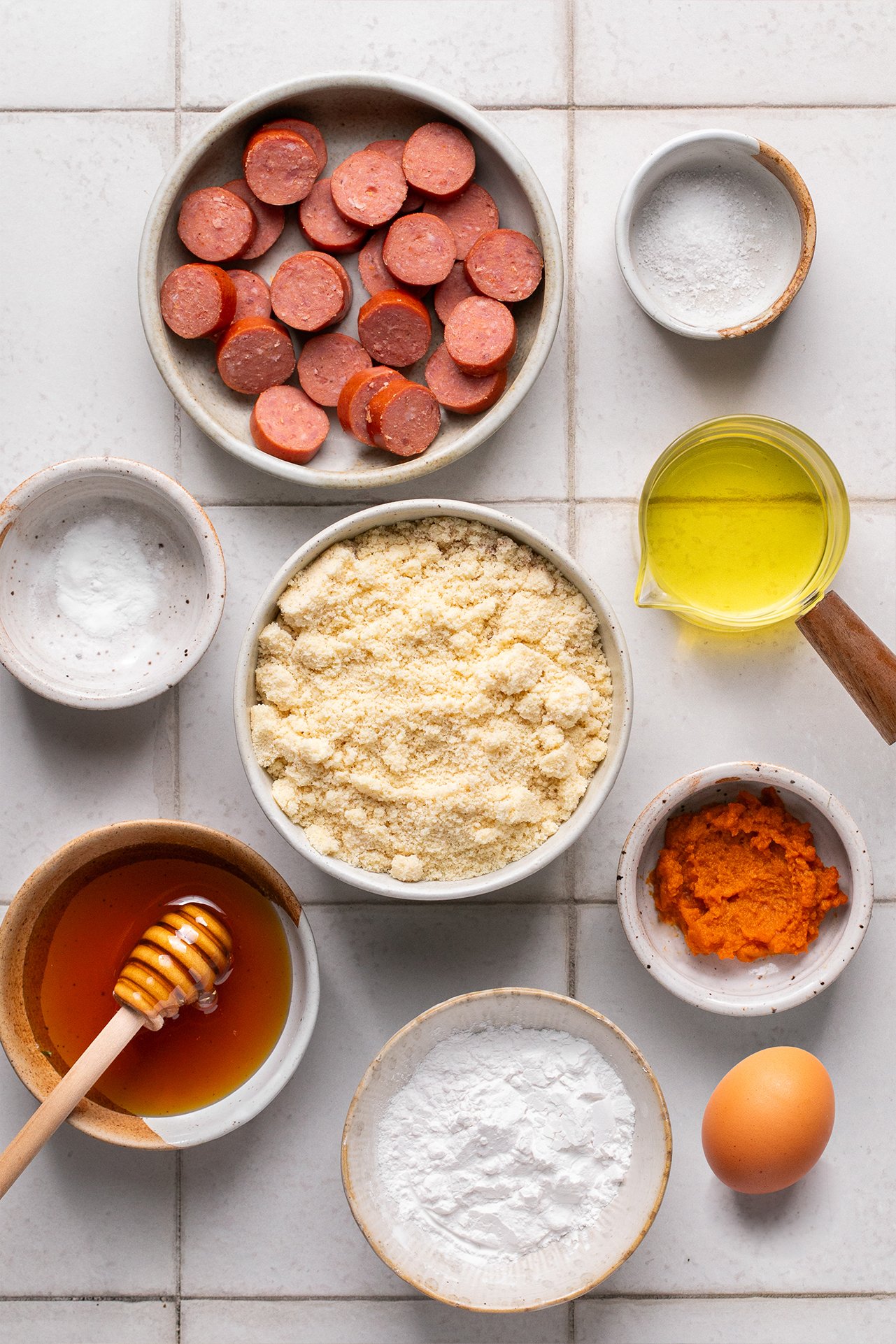 Corn Dog Muffin ingredients.