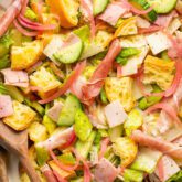 A close up photo of the sub in a tub.