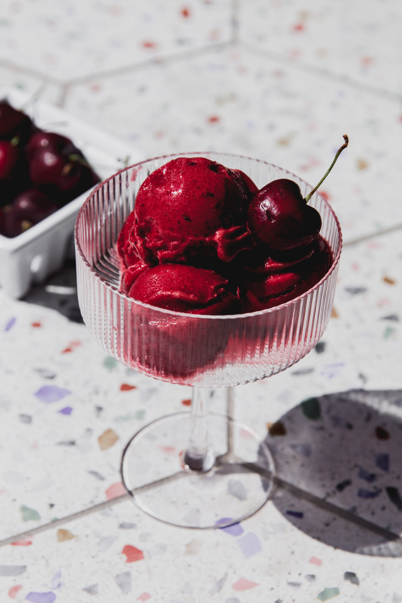 Cherry Shirley Temple Sorbet - Unbound Wellness