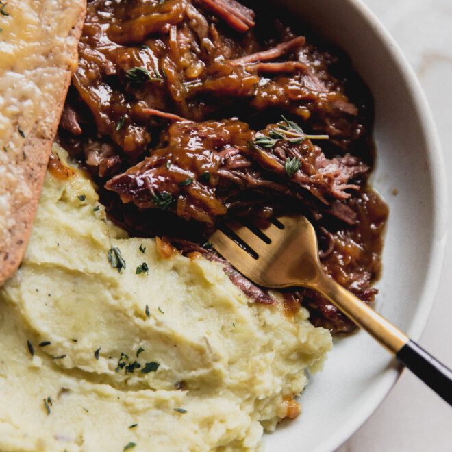 French Onion Pot Roast - Unbound Wellness