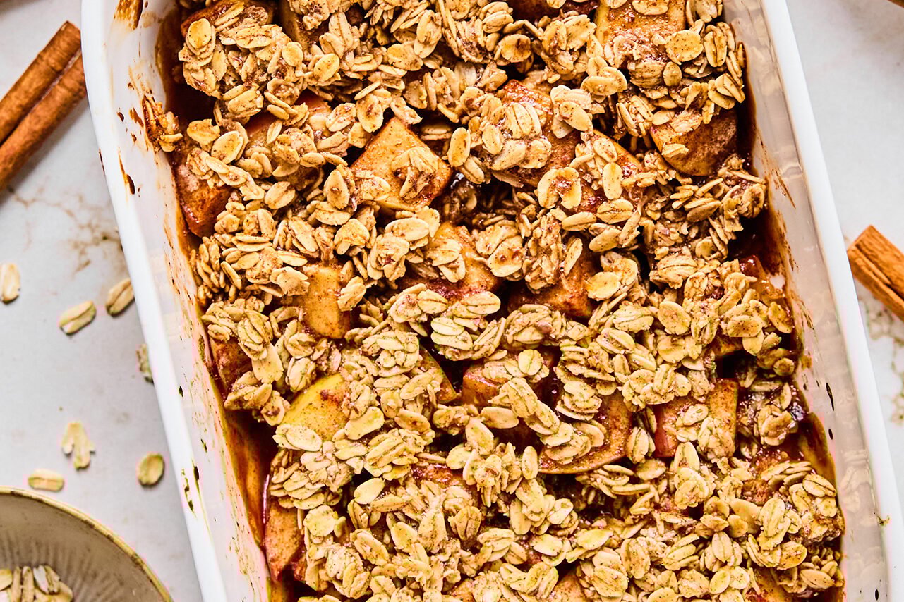 The protein crisp all assembled before baking.